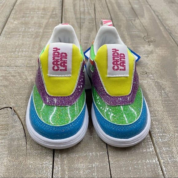 (RP27) Reebok x Candy Land Slip On Baby Sneakers - Picture 2 of 6
